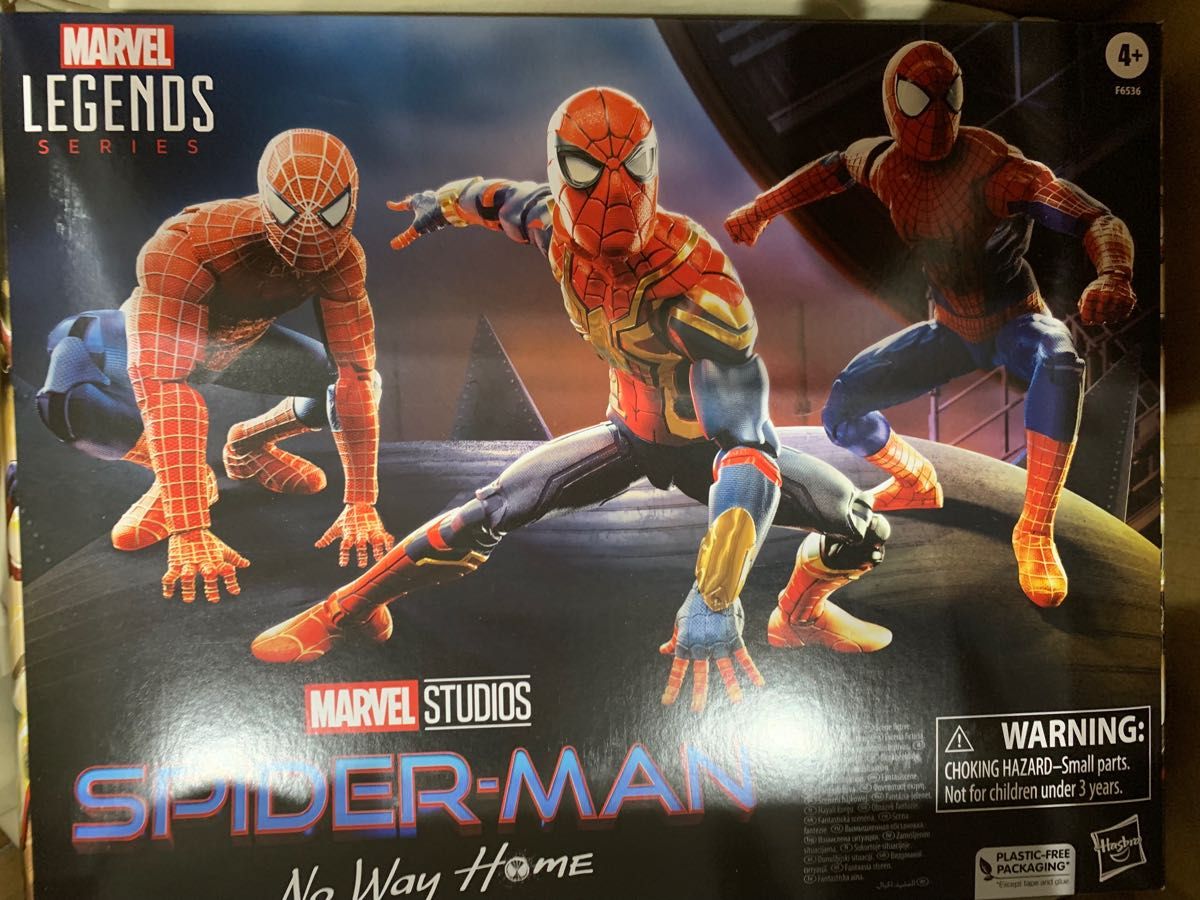 新品未開封　マーベルレジェンド　スパイダーマン　ノーウェイホーム　3パック