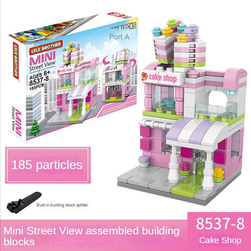#1292# LEGO ブロック 互換 レゴフレンズ街づくり８店舗セット レンガ ディノワールドビルディングブロック 1439pcs_画像9