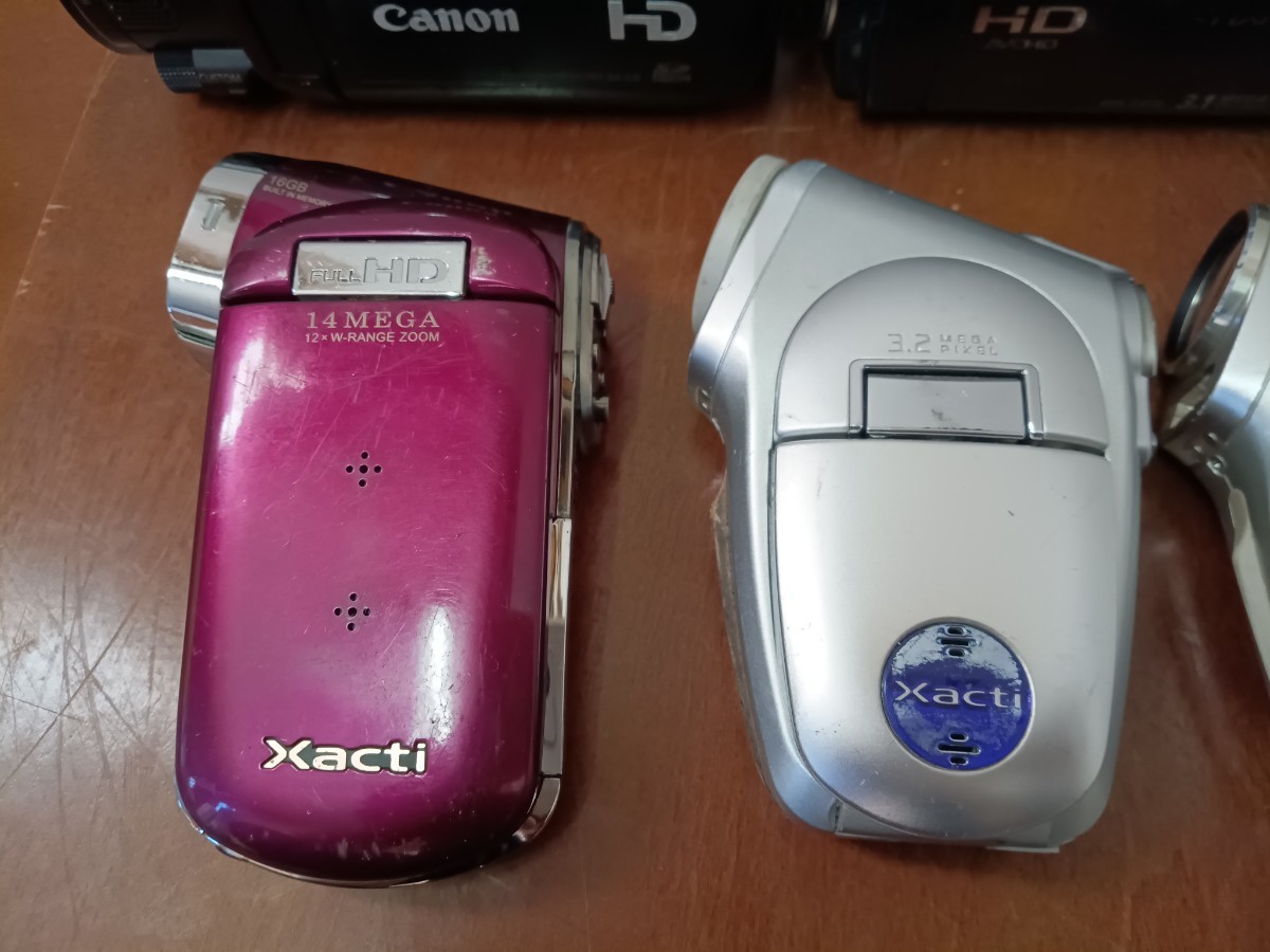 ビデオカメラ　デジタルビデオカメラ　まとめ　7点　Canon　キャノン　iVIS HF R32 S11 SANYO サンヨー　Xacti ザクティ　CG110 ジャンク_画像5