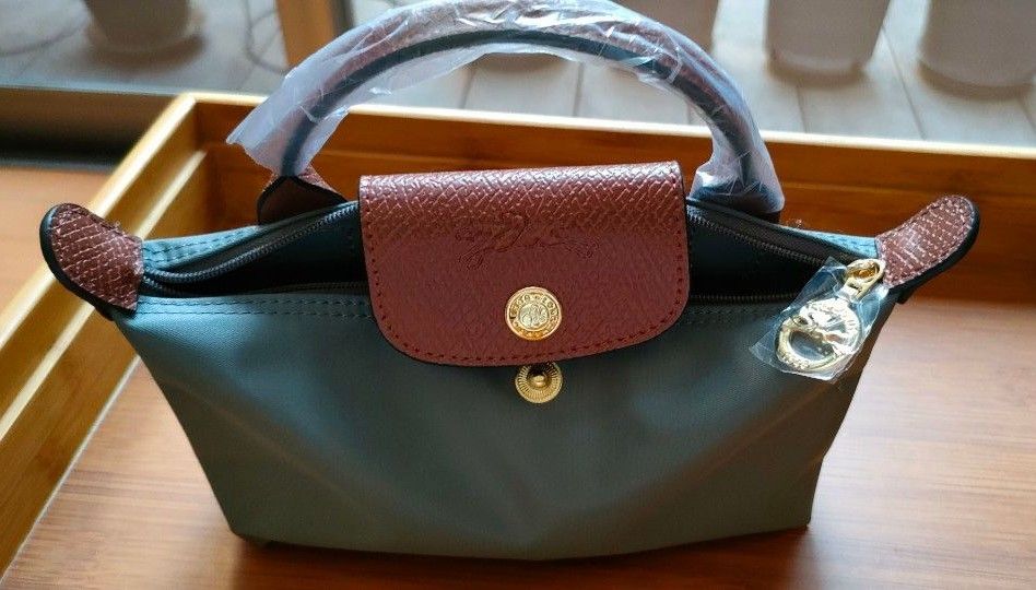 未使用LONGCHAMP ハンドル ポーチ ハンドバッグ ロンシャン｜Yahoo 