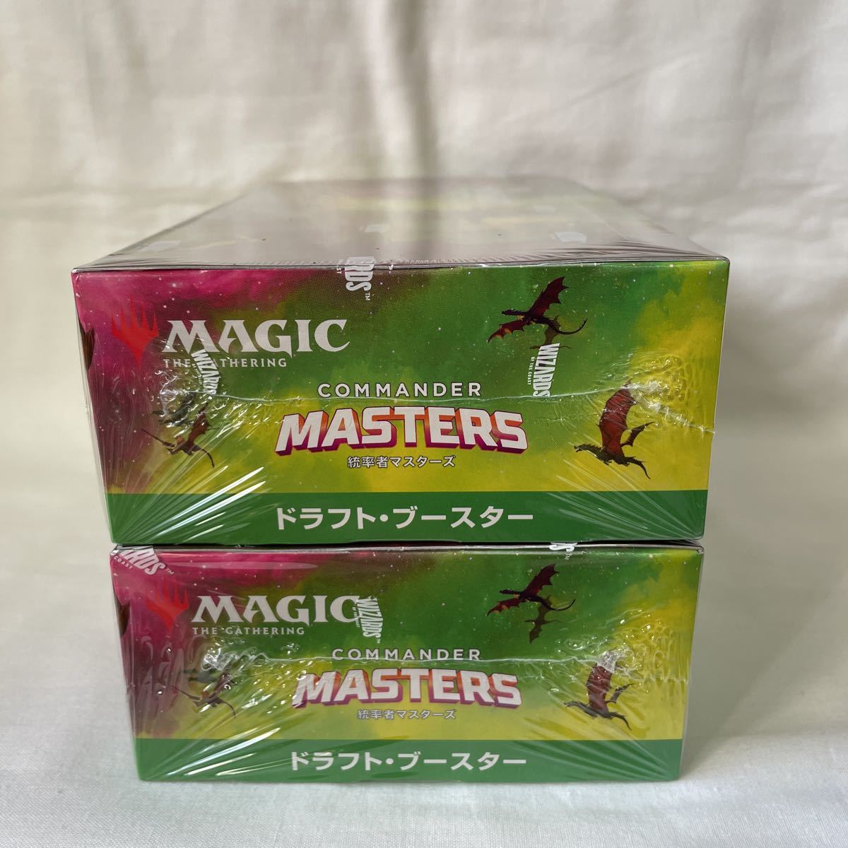 独特の上品 MTG 日本語版 統率者マスターズ ドラフトブースター 2BOX
