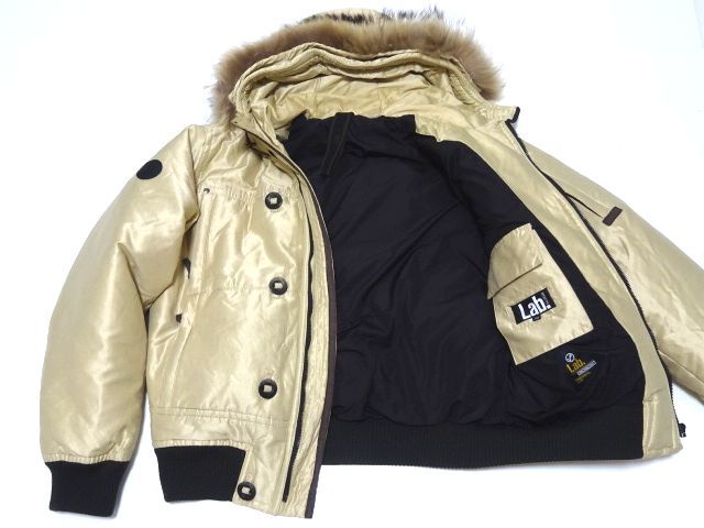 Lab.PAL ZILERI N-2B FLIGHT JACKET 52 size / ラボ パルジレリ フライトジャケット リアルファー付き メンズ_画像5