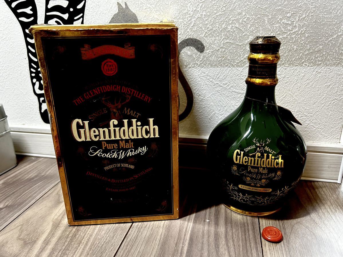 希少　Glenfiddich グレンフィディック 18年　緑ボトル　オールド　ウイスキー　ビンテージ　_画像1