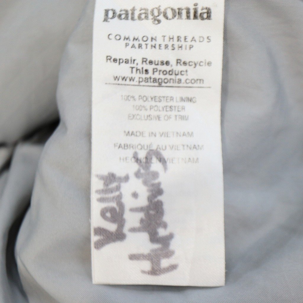 patagonia パタゴニア フリースジャケット アウトドア キャンプ アウター 防寒 登山 グレー (メンズ L) 中古 古着 O5127_画像8