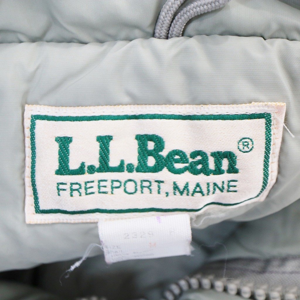 70年代 USA製 L.L.Bean エルエルビーン 中綿ジャケット アウトドア キャンプ アウター 防寒 パープル (メンズ M) 中古 古着 O5463_画像7