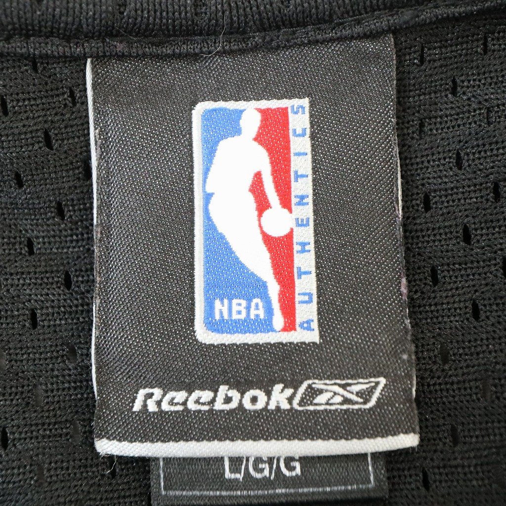 Reebok リーボック NBA サンアントニオ・スパーズ ゲームシャツ タンクトップ プロチーム ブラック (メンズ L) 中古 古着 O6336_画像8