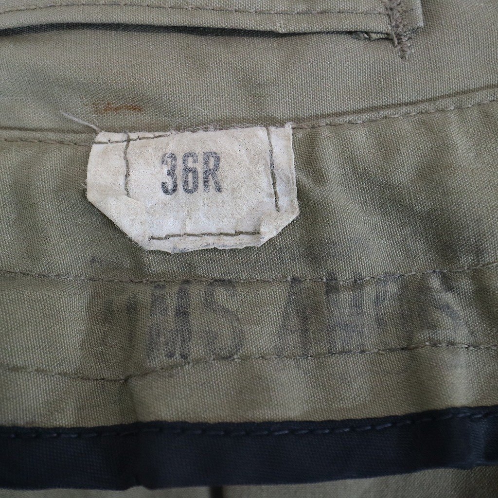 SALE/ 80年代 米軍実物 U.S.ARMY トレンチ コート ミリタリー 戦闘服 アウター カーキ (メンズ 36R) 中古 古着 N8523_画像9