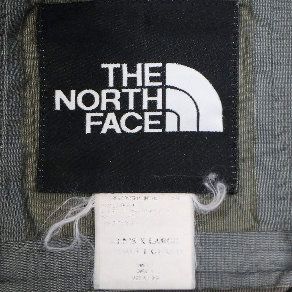 90年代 THE NORTH FACE ノースフェイス GORE-TEX ゴアテックス ナイロンマウンテンパーカー 防寒 レッド (メンズ M相当) 中古 古着 O6257_画像7