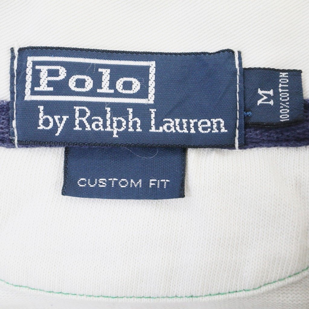 Polo by Ralph Lauren Polo bai Ralph Lauren Rugger рубашка рубашка-поло American Casual спорт зеленый ( мужской M) б/у б/у одежда O6687