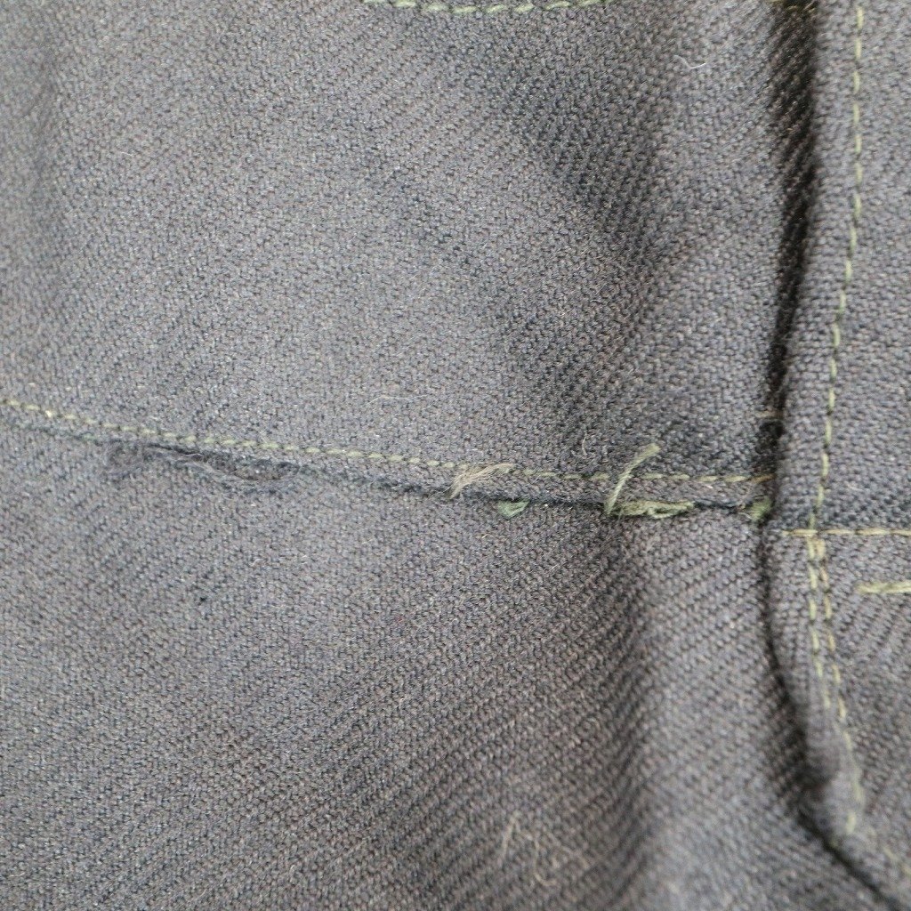  BVLGARY a army Bulgarian Army wool sailor pants euro military navy ( men's L corresponding ) used old clothes O6864