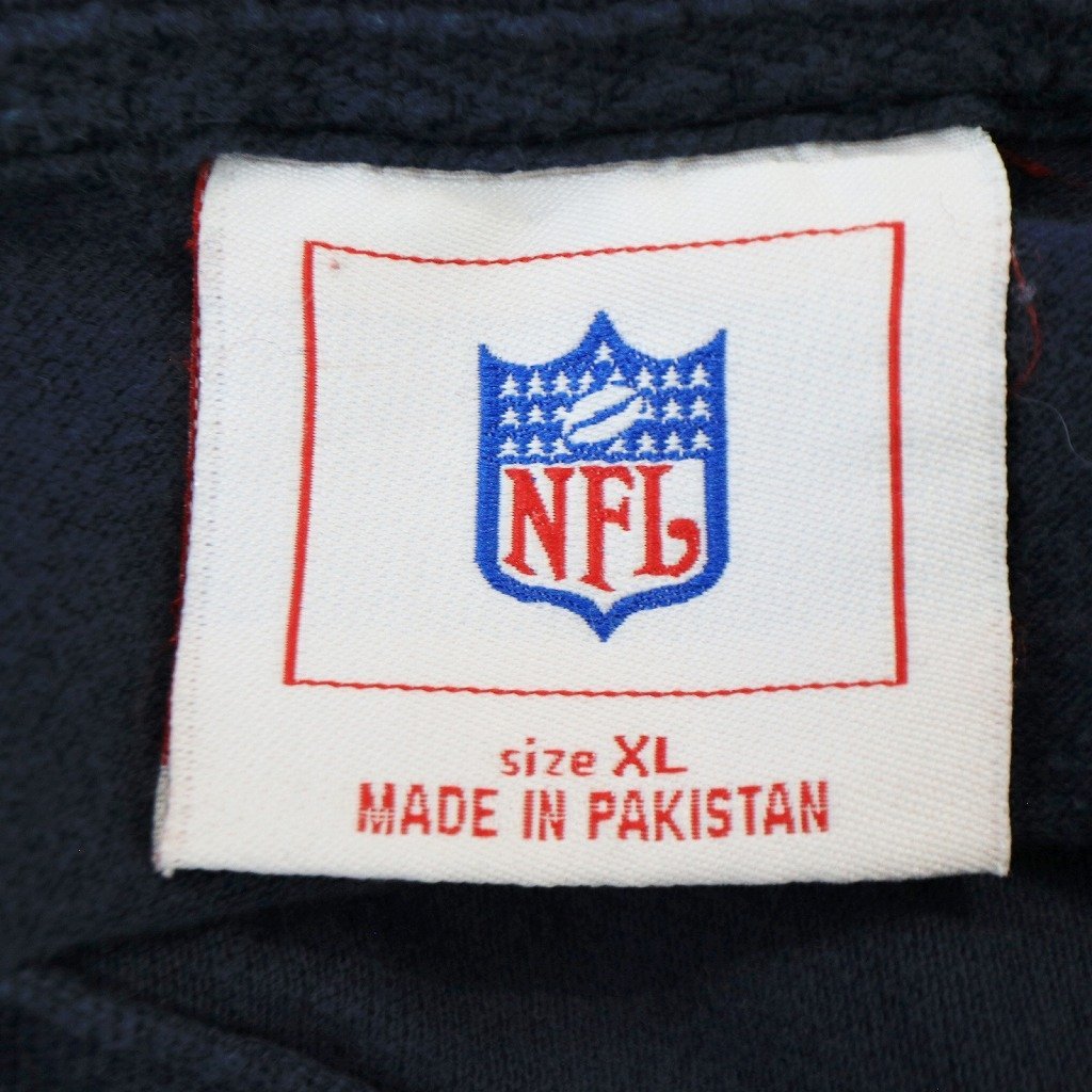 NFL デンバー・ブロンコス チームロゴ ポロシャツ プロチーム ネイビー (メンズ XL) 中古 古着 O8992_画像7