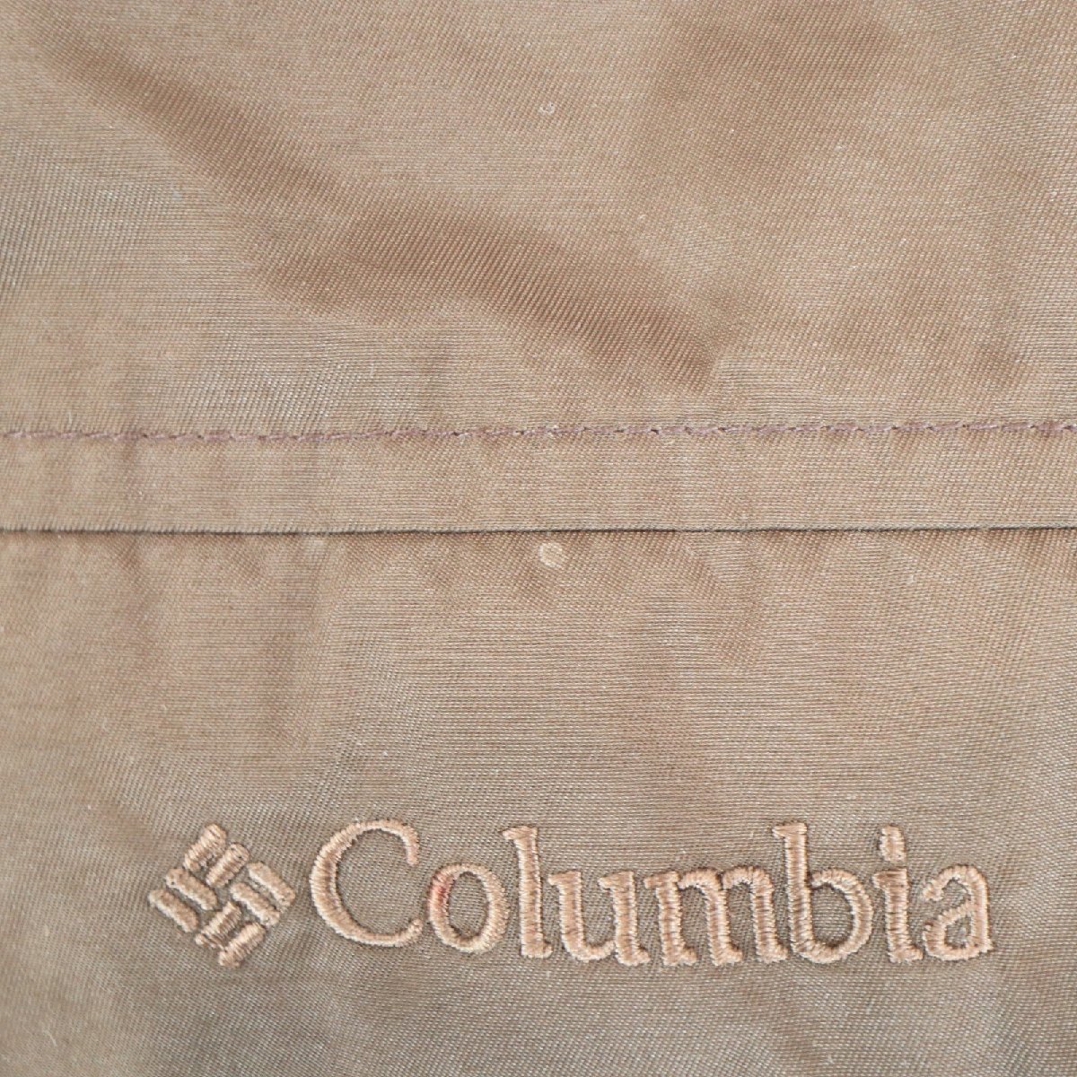 Columbia コロンビア ダウンベスト ナイロンベスト アウトドア キャンプ 防寒 アウター ブラウン ( レディース M ) 中古 古着 N2998_画像3