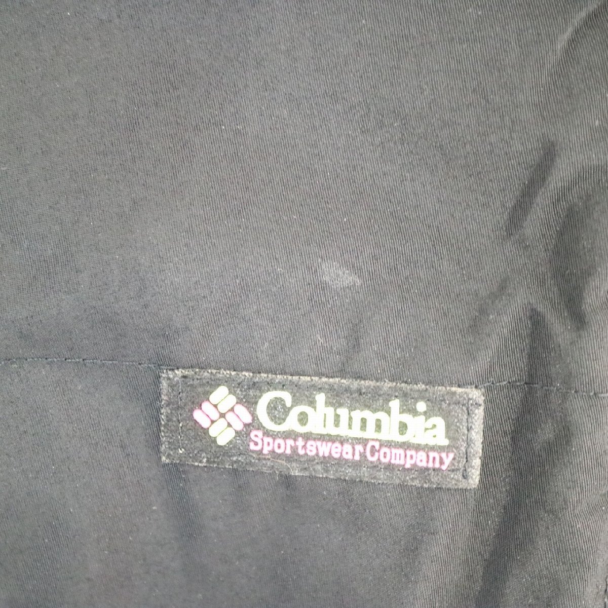 90s Columbia コロンビア ナイロンジャケット アウトドア キャンプ 防寒 アウター ブラック ( レディース M ) 中古 古着 N3915_画像5