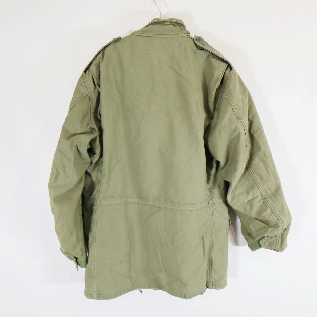 CONDOR 民間品 フィールドジャケット ミリタリー アメリカ軍 軍服 M65タイプ オリーブ ( メンズ Ｍ ) 中古 古着 N4557_画像2