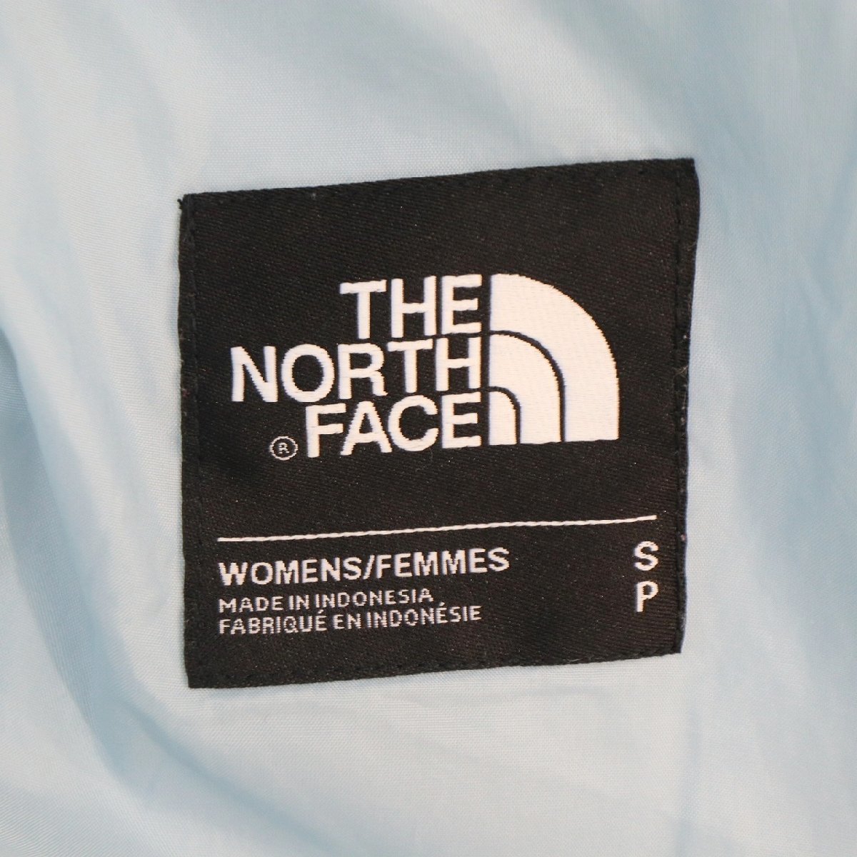 THE NORTH FACE ノースフェイス ナイロンジャケット アウトドア キャンプ 防寒 アウター ライトブルー ( レディース S ) 中古 古着 N3846_画像9