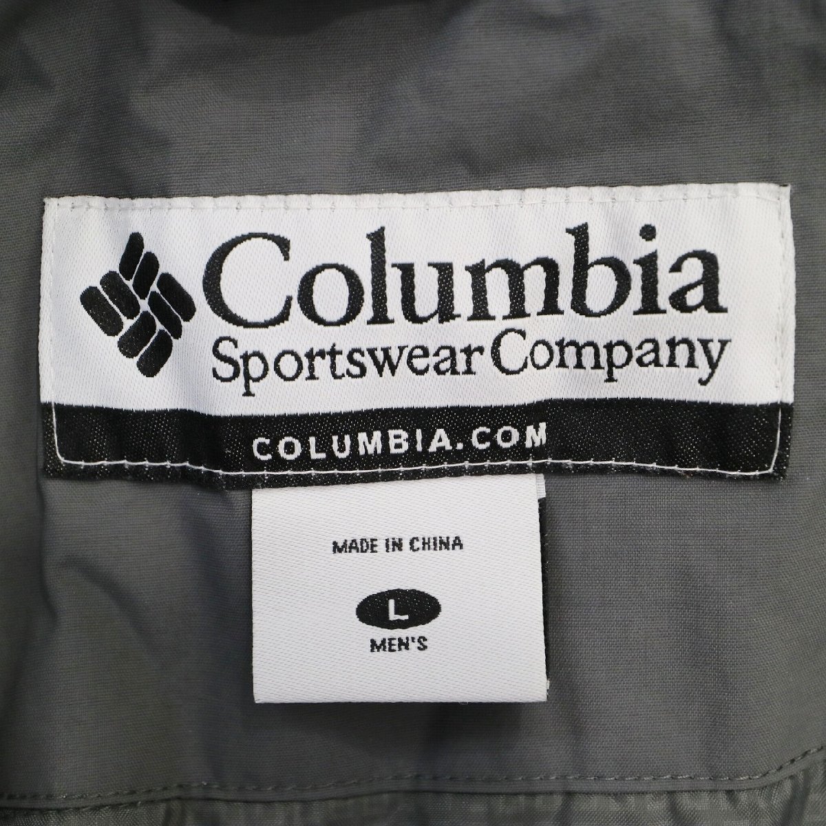 Columbia コロンビア OMNI-SHIELD ナイロンジャケット アウトドア キャンプ 防寒 アウター ネイビー ( メンズ L ) 中古 古着 N3694_画像7