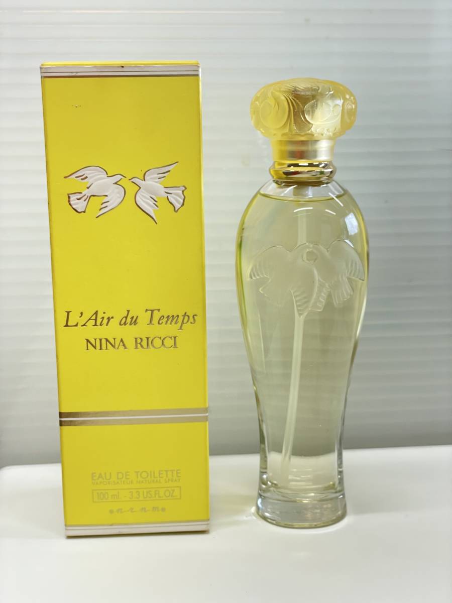 M-4173　【同梱不可】980円～ 現状品　NINA RICCI/ニナリッチ　L’Air du Temps　100ml　香水　オーデトワレ　オードパルファム　_画像1