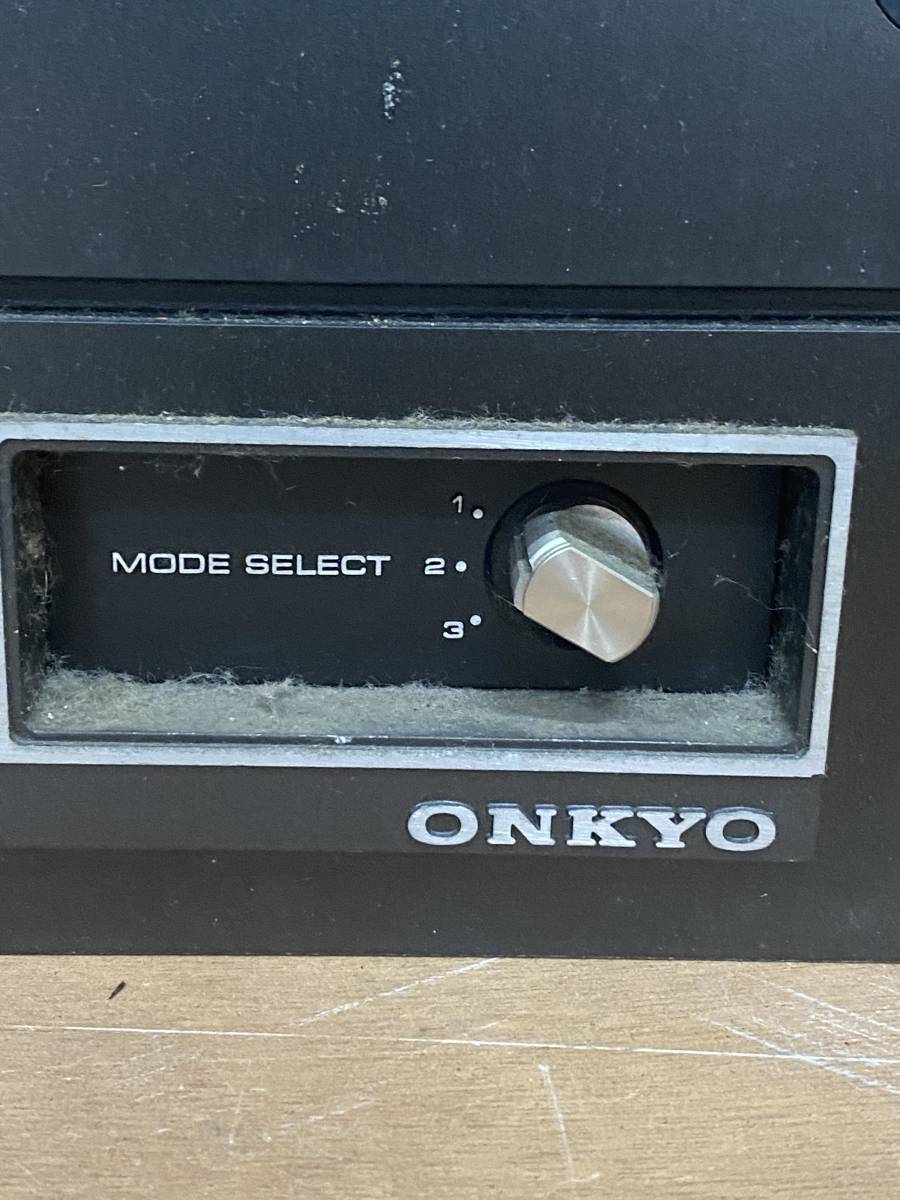 再M-4359 【発送不可】980円～ 現状品　ONKYO/オンキョー　スピーカー　M6　オーディオ機器　発送できません　店舗引取りのみ対応　_画像6