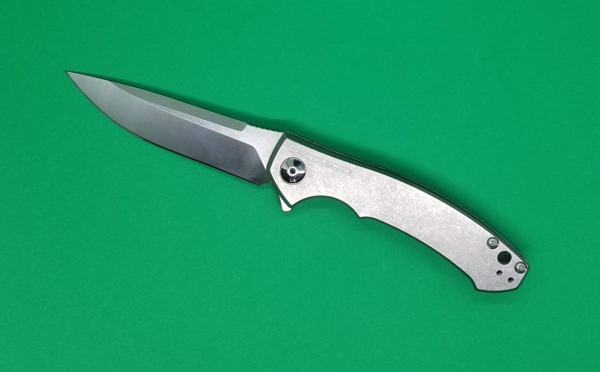 半額SALE/ トレランス】 フォールディングナイフ ZT【ゼロ ZT0450