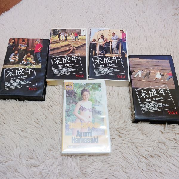 VHS. остров ..TV драма несовершеннолетний Ishida Issei Katori Shingo Sorimachi Takashi Hamasaki Ayumi *VIDEO IDOL Scola 5 шт. комплект 