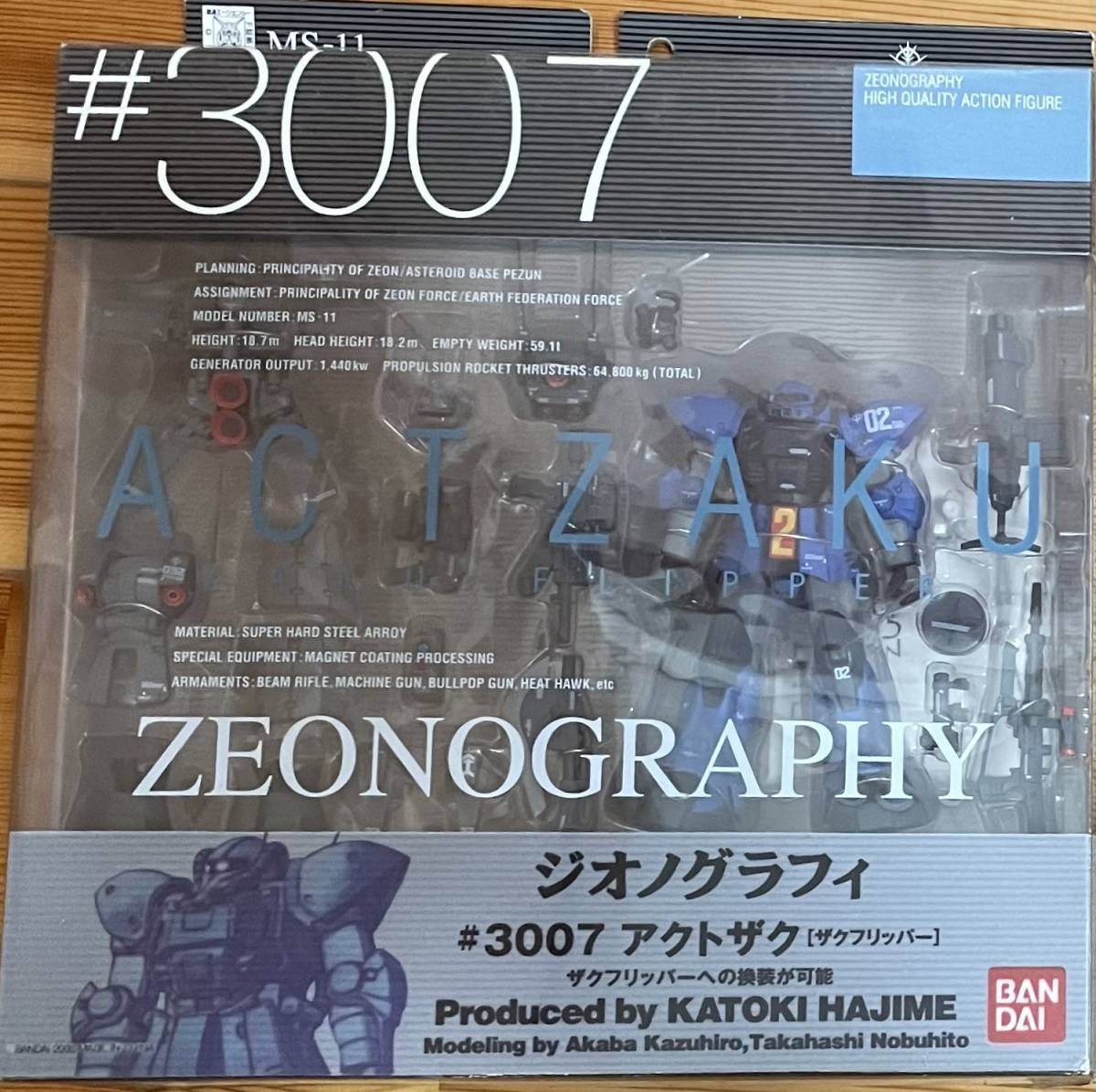 未開封品 ZEONOGRAPHY ジオノグラフィ #3007 アクトザク ザクフリッパー 機動戦士ガンダムMSV