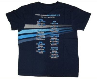 ◆ 浜田省吾 ツアー Tシャツ 「ON THE ROAD 2011 THE LAST WEEKEND」 Mサイズ ◆ 送料込み_画像4