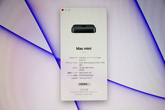 開店記念セール！ Mac mini RAM/256GB i3/16GB Core intel