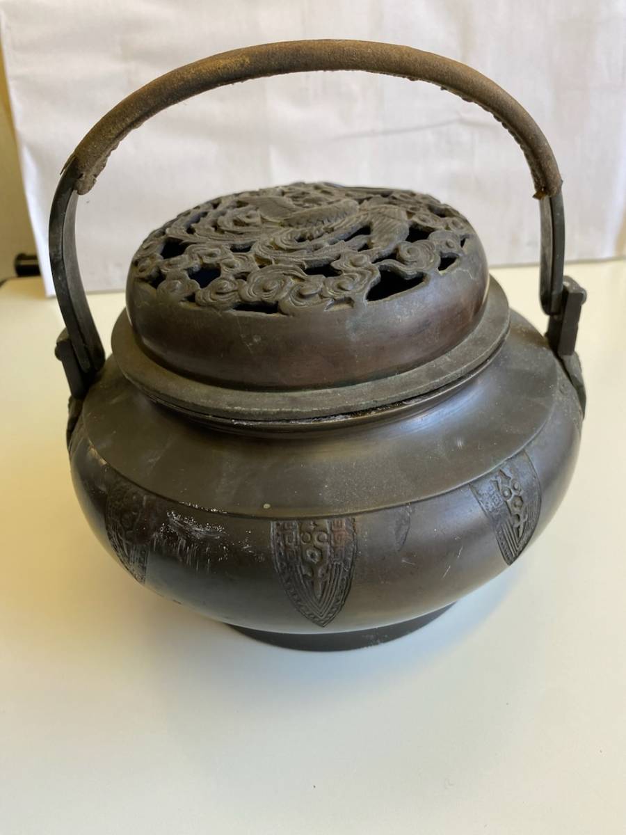 中国美術　中国銅香炉　大明宣徳年製