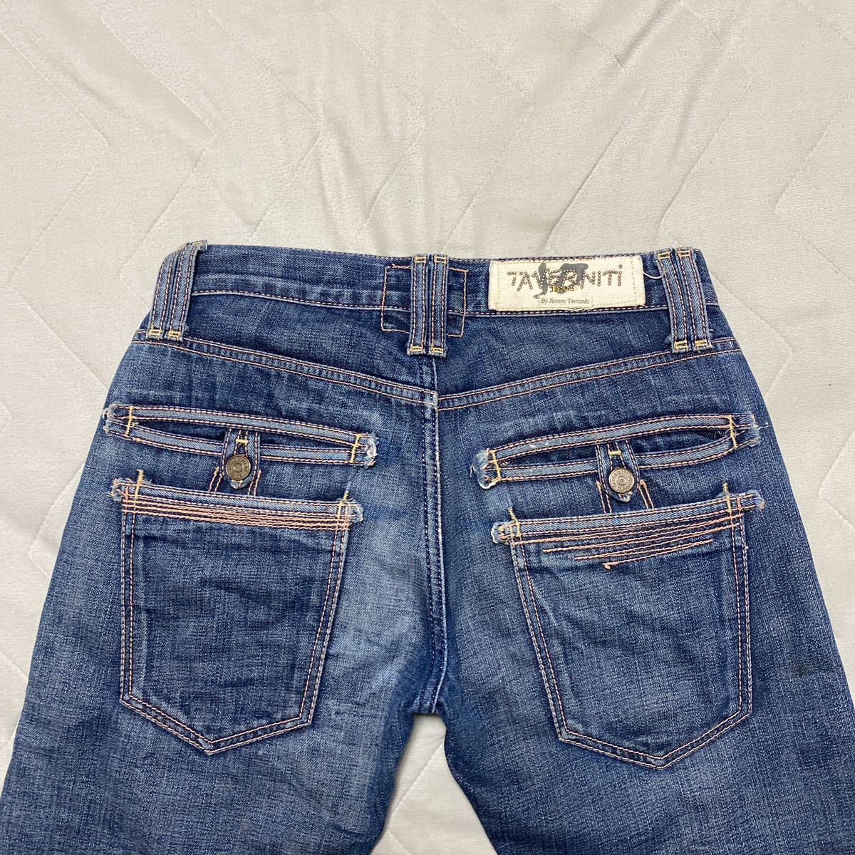 10B【着少】TAVERNITI SO JEANS タバニティソージーンズ M478016 耳 30 デニム ジーンズ ジーパン パンツ 格安_画像3