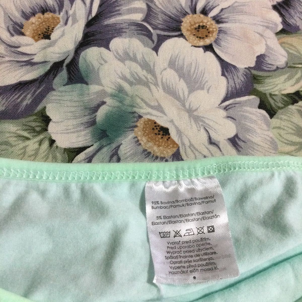  mint green lady's shorts XL size new goods 