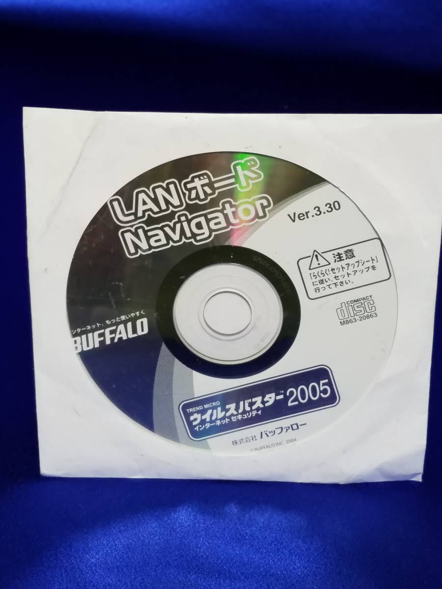 CD014　BUFFALO LANボード Navigator Ver.3.30　ディスクのみです_画像1