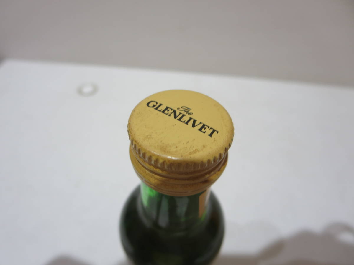 #33502　GELNLIVET グレンリベット　12年 スコットランド　ウイスキー　ミニボトル　50ml_画像2