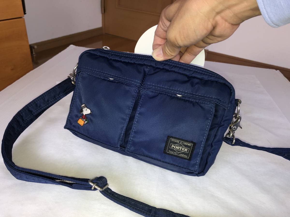 ポーター JOE スヌーピー 2way ショルダー バッグ ウエスト ポーチ