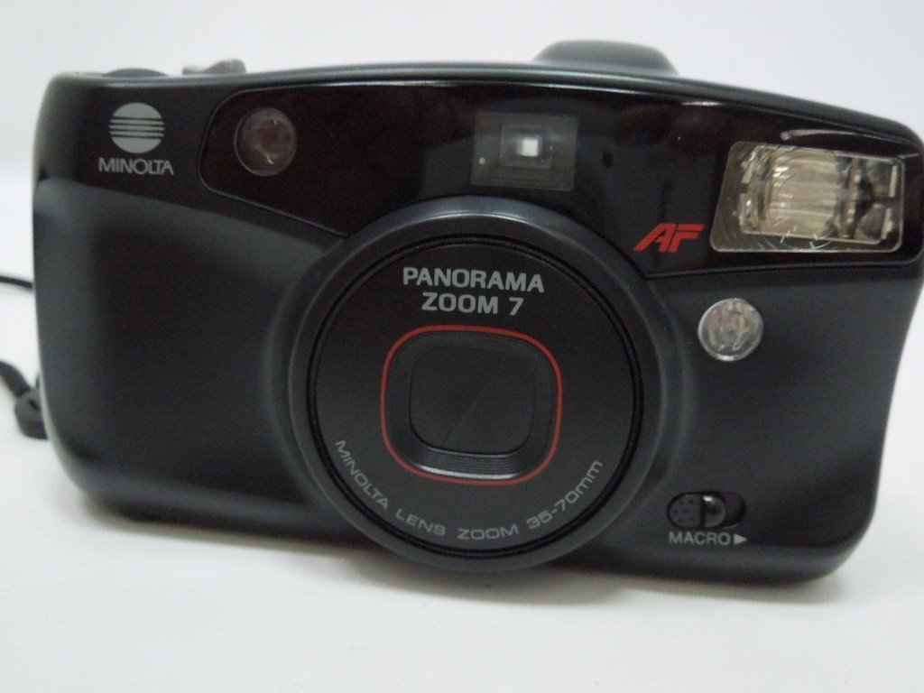 ‡0655【１円スタート】 カメラ ミノルタ MINOLTA PANORAMA ZOOM7 ズームレンズ搭載 AF コンパクトカメラ 35-70mm_画像1
