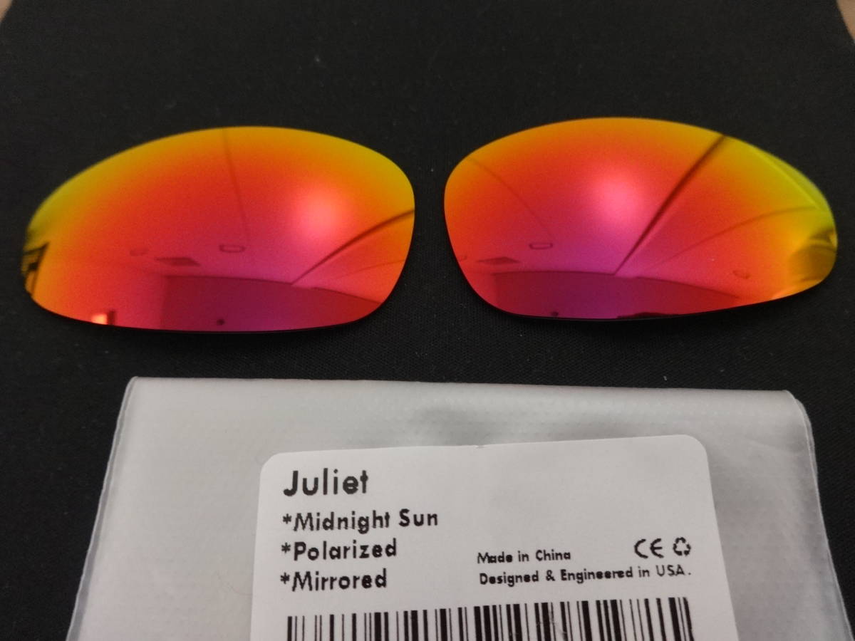 ★オークリー ジュリエット用 カスタム偏光レンズ MIDNIGHT SUN Color Polarized 新品 JULIET _画像1