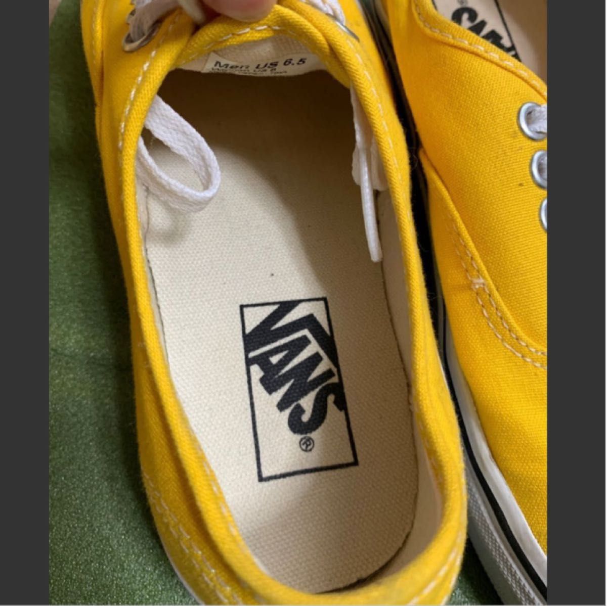 VANS  バンズ  AUTHENTIC  オーセンティック  イエロー  黄