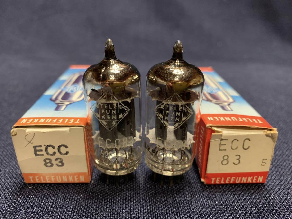 種類豊富な品揃え TELEFUNKEN ECC-83/12AX7 測定データシート付 2本組