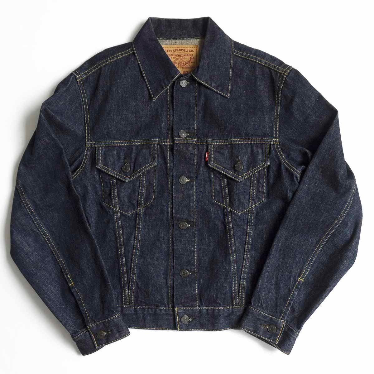 【美品】 LEVI'S 【 557 BIG E デニムジャケット 】40 香港製 サード 3rd インディゴ y2304188