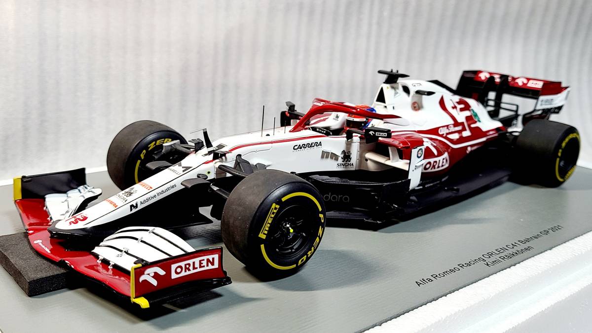 送料無料 1/18 スパーク F1 2021 アルファロメオ・レーシング オーレン