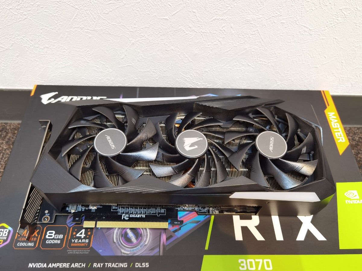 Gigabyte AORUS GeForce RTX 3070 MASTER 8G (rev 2 0) Yahoo!フリマ