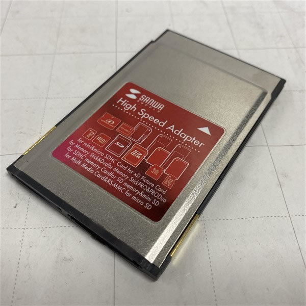 サンワサプライ PCカード型カードリーダライター ADR-PCMLTH 定形外送料無料_画像1