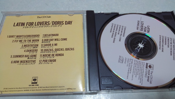 ▲　ドリス・デイ　CD　【　リス・デイ・シングス・ラテン　】　Doris Day / Latin For Lovers_画像4