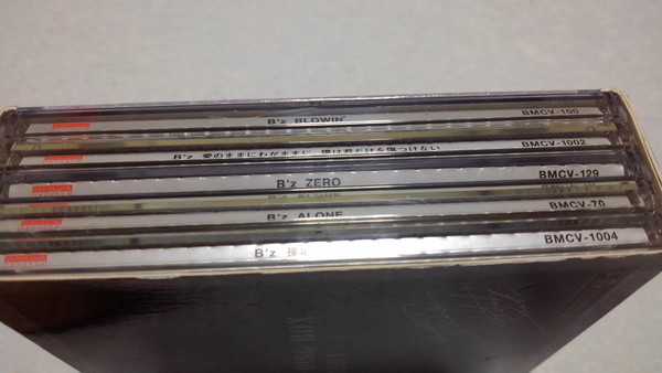 ▲　B'z　5枚組CD BOX　【　SPECIAL DISC BOX 1990-1991 ♪盤面全美品　】_画像4
