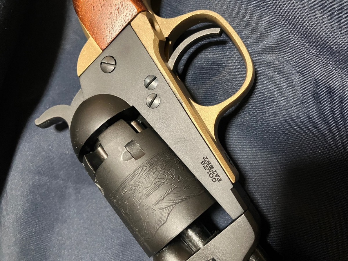CAW モデルガン コルト M1849 4インチ リアルニップル換装済み 未発火-