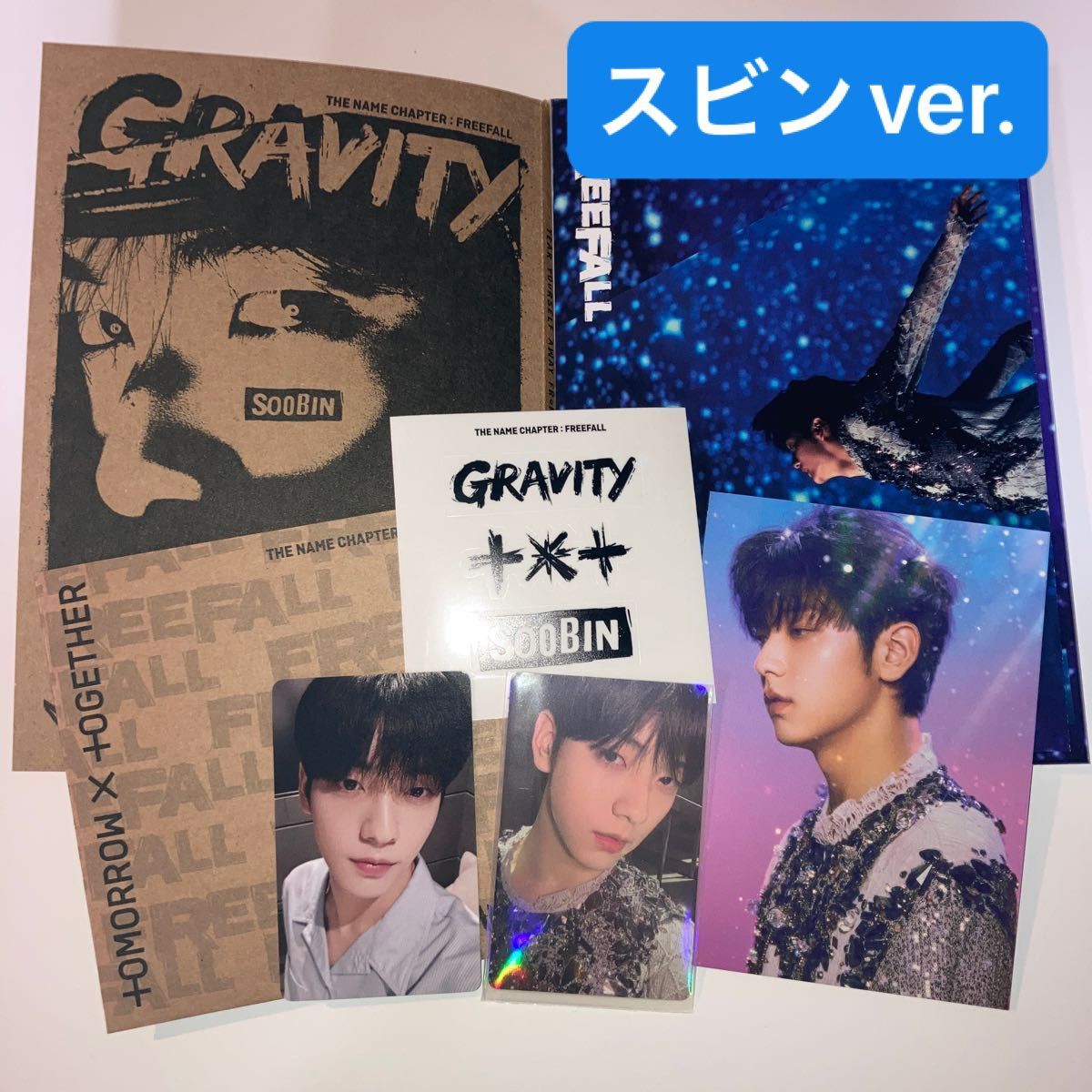 TXT FREEFALL GRAVITY スビン ver ラキドロ トレカ付｜Yahoo!フリマ