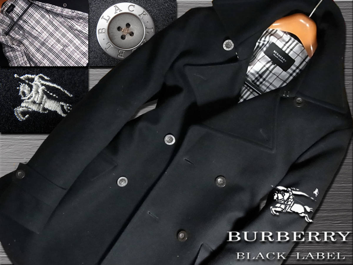 BURBERRY BLACK LABEL トレンチコートブラック Mサイズ