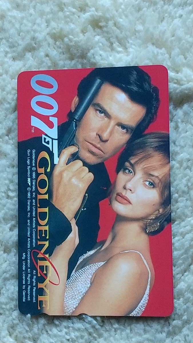 ００７　ゴールデンアイ　ＧＯＬＤＥＮＥＹＥ　テレホンカード　５０度数　【送料無料】_画像1