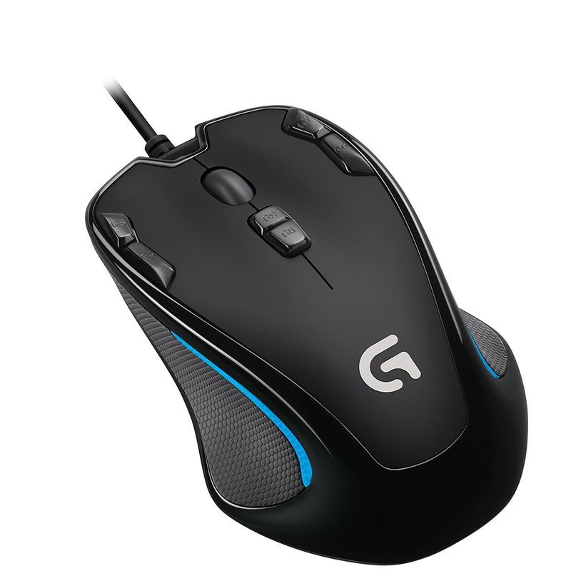 USBge-ming mouse black Logicool G300s program possibility button left right against .