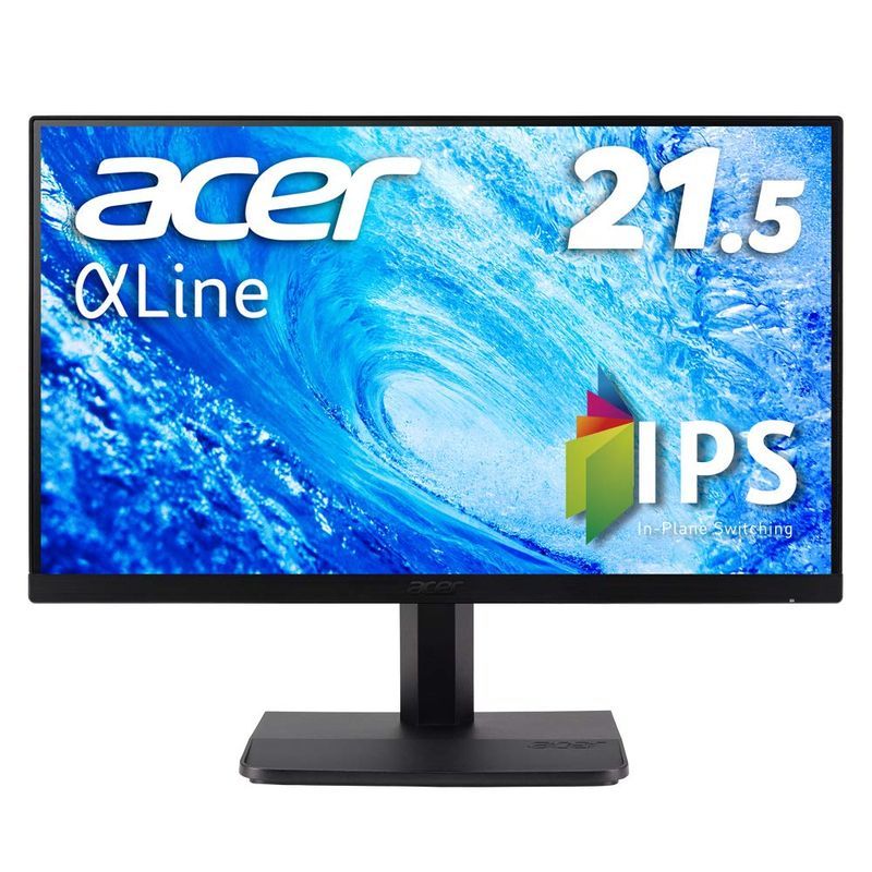 Acer モニター ディスプレイ AlphaLine 21.5インチ ET221Qbmi フルHD IPS フレームレス HDMI D-Su