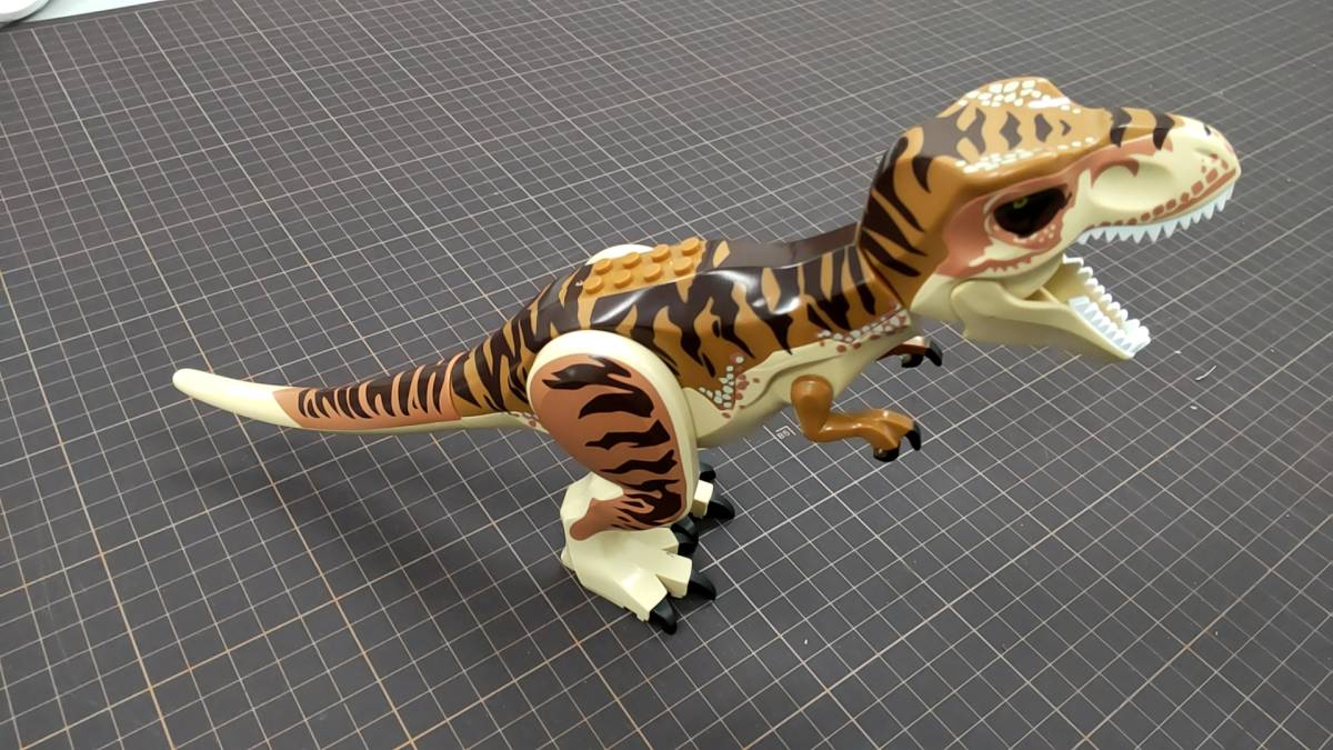 【未使用新品】LEGO互換品 ティラノサウルス (ジュラシックワールド レゴ 恐竜 大きい T-レックスとアトロキラプトルの大脱走 76948 )_商品画像